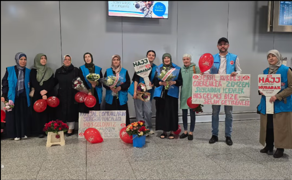 Hacılarımız Hannover'de coşkuyla karşılandı!